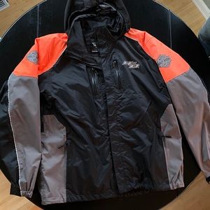 NWOT Harley-Davidson Hi-Vis Rain Jacket